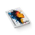 Personalized Beautiful Imagination, Motivational, Paint Splash Journal - Ruled Line