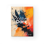 Custom Bright, Motivational, Paint Splash Journal - Ruled Line