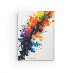 Personalized Beautiful Imagination, Motivational, Paint Splash Journal - Ruled Line