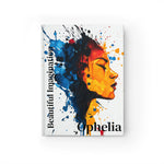 Personalized Beautiful Imagination, Motivational, Paint Splash Journal - Ruled Line