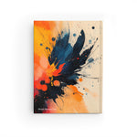 Custom Bright, Motivational, Paint Splash Journal - Ruled Line