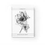Custom Modern Flowers Journal - Ruled Line