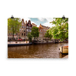 Boat on the Canal - Matte Print