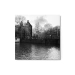 Amsterdam in Black & White - Metal Print