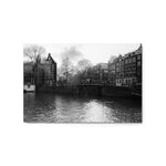 Amsterdam in Black & White - Metal Print