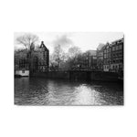 Amsterdam in Black & White - Metal Print